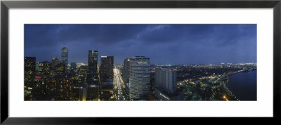Buildings Lit Up At Night, New Orleans, Louisiana, Usa by Panoramic Images Pricing Limited Edition Print image