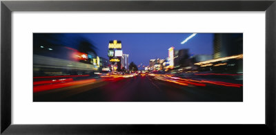 The Strip At Dusk, Las Vegas, Nevada, Usa by Panoramic Images Pricing Limited Edition Print image