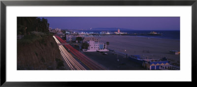 Traffic On A Road, Santa Monica, California, Usa by Panoramic Images Pricing Limited Edition Print image