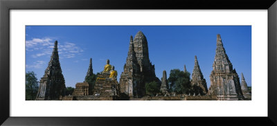 Buildings Of A Temple, Wat Chaiwatthanaram, Ayuthaya, Thailand by Panoramic Images Pricing Limited Edition Print image