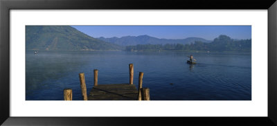 Pier On A Lake, Santiago, Lake Atitlan, Guatemala by Panoramic Images Pricing Limited Edition Print image