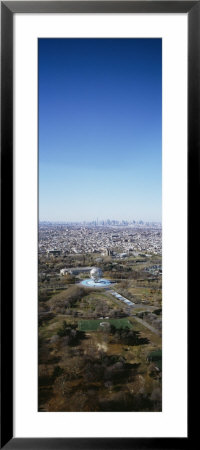 Aerial View Of Worlds Fair Globe, From Queens Looking Towards Manhattan, New York City, Ny, Usa by Panoramic Images Pricing Limited Edition Print image