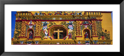 Mural On The Wall Of A Church, San Andres Xecul, Guatemala by Panoramic Images Pricing Limited Edition Print image