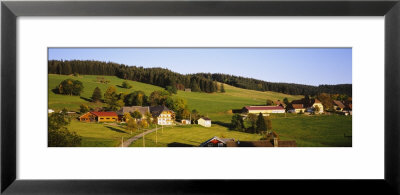 High Angle View Of A Village, Black Forest, Baden-Wurttemberg, Germany by Panoramic Images Pricing Limited Edition Print image