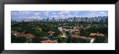 High Angle View Of Buildings In A City, Sao Paulo, Brazil by Panoramic Images Pricing Limited Edition Print image