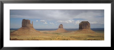 Rock Formation In An Arid Landscape, Monument Valley, Arizona, Usa by Panoramic Images Pricing Limited Edition Print image