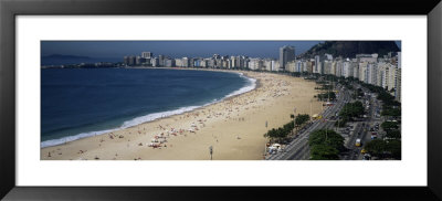 High Angle View Of The Beach, Rid De Janeiro, Brazil by Panoramic Images Pricing Limited Edition Print image