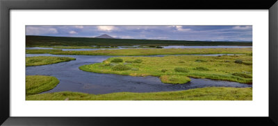 Panoramic View Of River Flowing Through A Landscape, Laxa River, Iceland by Panoramic Images Pricing Limited Edition Print image