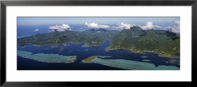 Aerial View Of An Island, Tahaa, French Polynesia by Panoramic Images Pricing Limited Edition Print image