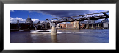 Bridge Over A River, Millennium Bridge, London, England, United Kingdom by Panoramic Images Pricing Limited Edition Print image