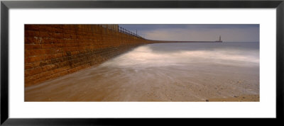 Surrounding Wall Along The Sea, Roker Pier, Sunderland, England, United Kingdom by Panoramic Images Pricing Limited Edition Print image