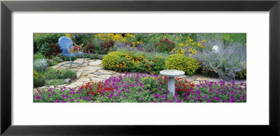 Armchair In A Garden by Panoramic Images Pricing Limited Edition Print image