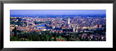 Cityscape, Verona, Italy by Panoramic Images Pricing Limited Edition Print image