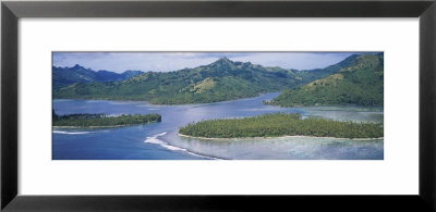 Aerial View Of Islands, Huahine, French Polynesia by Panoramic Images Pricing Limited Edition Print image