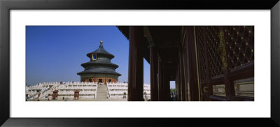 Facade Of A Temple, Temple Of Heaven, Beijing, China by Panoramic Images Pricing Limited Edition Print image