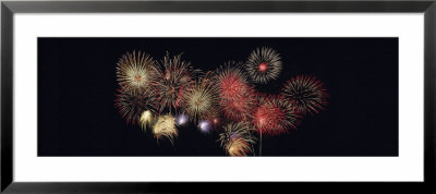 View Of A Fireworks Display In The Sky by Panoramic Images Pricing Limited Edition Print image