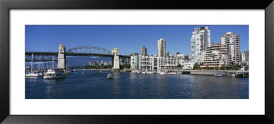 Buildings At The Waterfront, Burrard Street Bridge, Vancouver, British Columbia, Canada by Panoramic Images Pricing Limited Edition Print image
