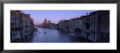 Buildings Along A Canal, Santa Maria Della Salute, Venice, Italy by Panoramic Images Pricing Limited Edition Print image