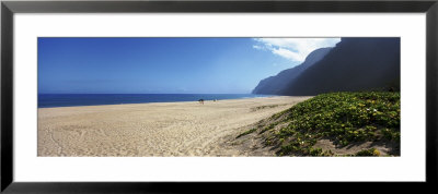 Mountain On The Beach, Pouhale Beach, Kauai, Hawaii, Usa by Panoramic Images Pricing Limited Edition Print image