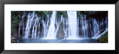 Water, Cascading, Mcarthur Burney Falls, California, Usa by Panoramic Images Pricing Limited Edition Print image
