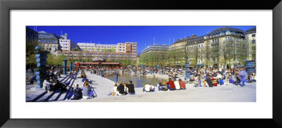 Kungstradgarden Park, Stockholm, Sweden by Panoramic Images Pricing Limited Edition Print image