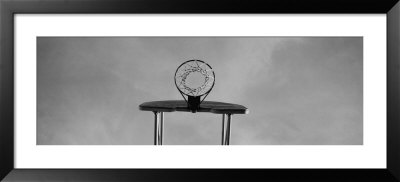 Black And White, Basketball Hoop by Panoramic Images Pricing Limited Edition Print image