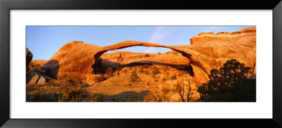 Sunrise, Landscape Arch Arches National Park, Utah, Usa by Panoramic Images Pricing Limited Edition Print image