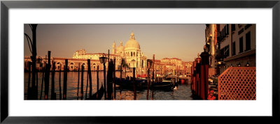 Gondolas In A Canal, Venice, Italy by Panoramic Images Pricing Limited Edition Print image