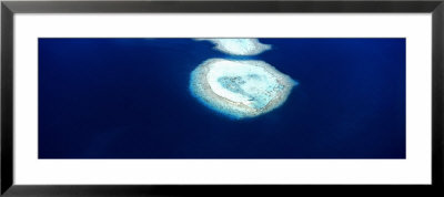 High Angle View Of A Lagoon, French Polynesia by Panoramic Images Pricing Limited Edition Print image