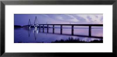 Twilight, Farobridge, Denmark by Panoramic Images Pricing Limited Edition Print image