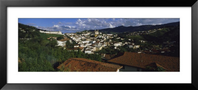 High Angle View Of A City, Ouro Preto, Minas Gerais, Brazil by Panoramic Images Pricing Limited Edition Print image