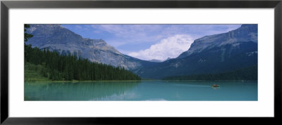 Reflection On Water, Emerald Lake, Yoho National Park, British Columbia, Canada by Panoramic Images Pricing Limited Edition Print image