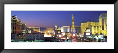 Dusk, The Strip, Las Vegas, Nevada, Usa by Panoramic Images Pricing Limited Edition Print image