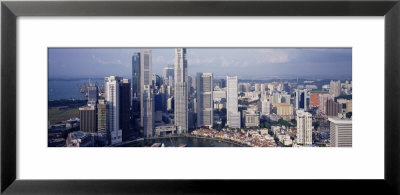 High Angle View Of Buildings In A City, Singapore by Panoramic Images Pricing Limited Edition Print image
