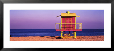 Lifeguard Hut, Miami Beach, Florida, Usa by Panoramic Images Pricing Limited Edition Print image