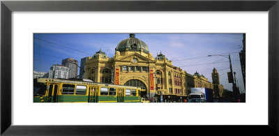 Facade Of A Building, Flinders Street Station, Melbourne, Victoria, Australia by Panoramic Images Pricing Limited Edition Print image