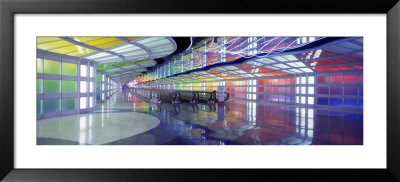 O'hare Airport Concourse, Chicago, Illinois, Usa by Panoramic Images Pricing Limited Edition Print image