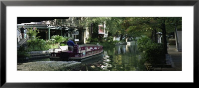 Rear View Of A Person On A Boat, San Antonio, Texas, Usa by Panoramic Images Pricing Limited Edition Print image