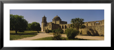 Path In Front Of A Church, Mission San Jose, San Antonio, Texas, Usa by Panoramic Images Pricing Limited Edition Print image