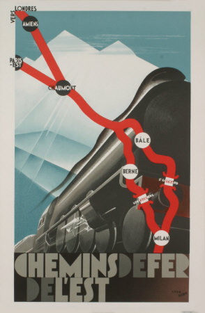 Chemins De Fer De L'est by Theo D'oro Pricing Limited Edition Print image