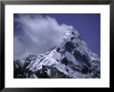 Snow Plumes From The Top Of Mount Amadablam, Nepal by Michael Brown Pricing Limited Edition Print image