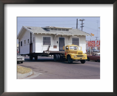 Pick-Up Truck Moving House, California, Usa by Walter Rawlings Pricing Limited Edition Print image