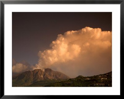 Soufriere Hills Volcano, Montserrat, Leeward Islands, West Indies, Caribbean, Central America by G Richardson Pricing Limited Edition Print image