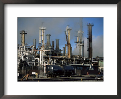 Oil Refinery At Laurel, Near Billings, Montana, Usa by Robert Francis Pricing Limited Edition Print image