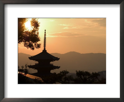 Sunset, Yasaka No To Pagoda, Kyoto City, Honshu, Japan by Christian Kober Pricing Limited Edition Print image