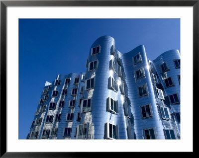The Neuer Zollhof Building By Frank Gehry At The Medienhafen, Dusseldorf, North Rhine Westphalia by Yadid Levy Pricing Limited Edition Print image