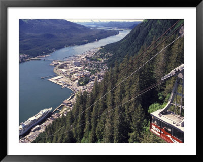 Aerial Of Juneau From Tram, Alaska, Usa by Stuart Westmoreland Pricing Limited Edition Print image
