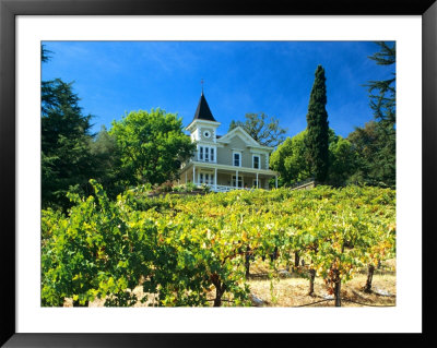 Victorian St. Clement Winery, St. Helen, Napa Valley Wine Country, California, Usa by John Alves Pricing Limited Edition Print image
