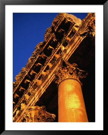 Detail Of Columns And Entablature, Baalbek, Lebanon by Bethune Carmichael Pricing Limited Edition Print image