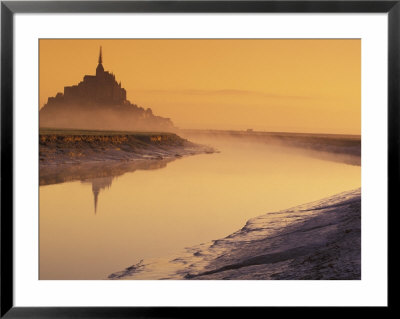 Morning Light On Mont St. Michel, Normandy, France by Walter Bibikow Pricing Limited Edition Print image